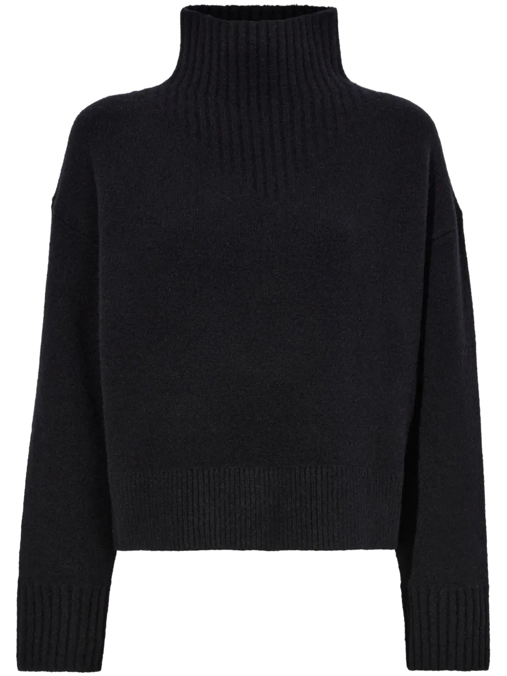 Fine-Knit Roll-Neck Jumper