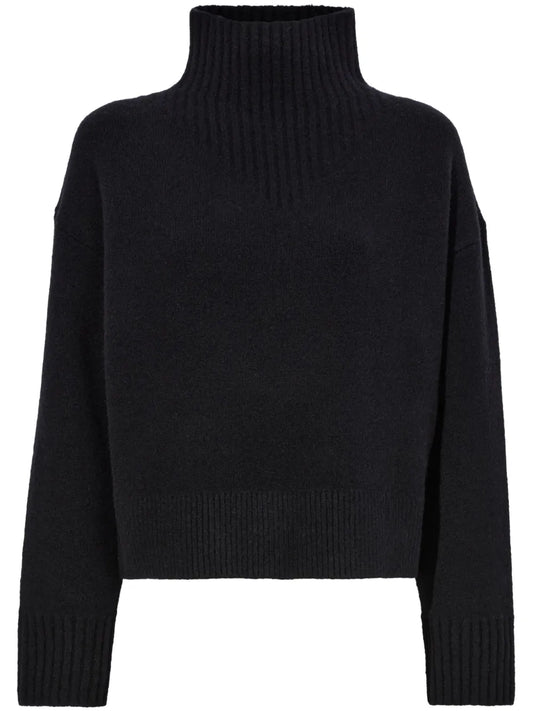Fine-Knit Roll-Neck Jumper