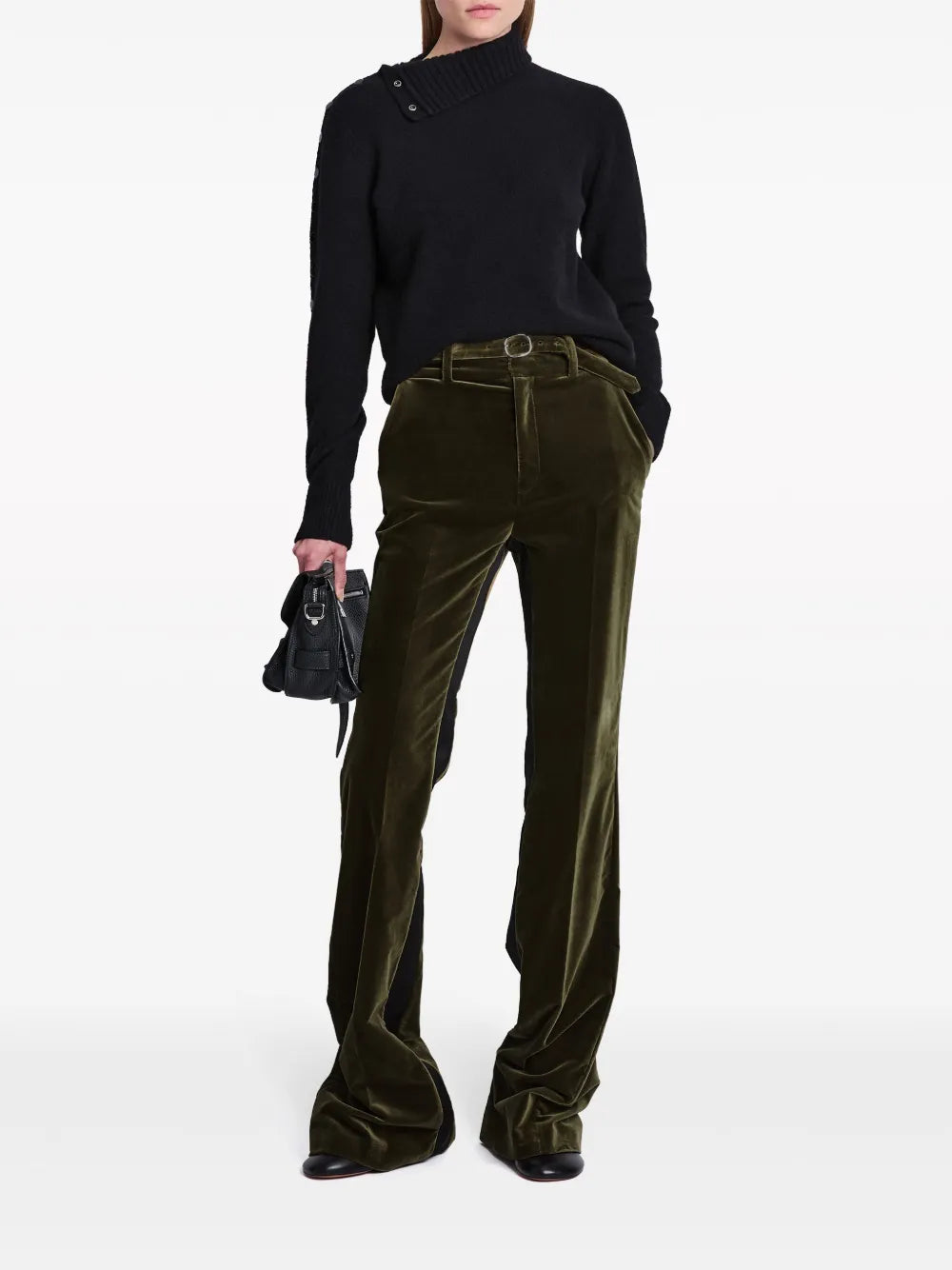 Velvet Flared Trousers