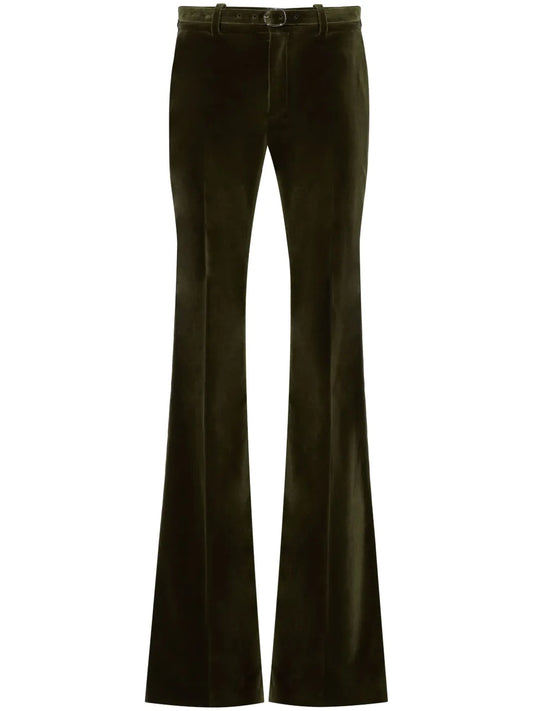 Velvet Flared Trousers