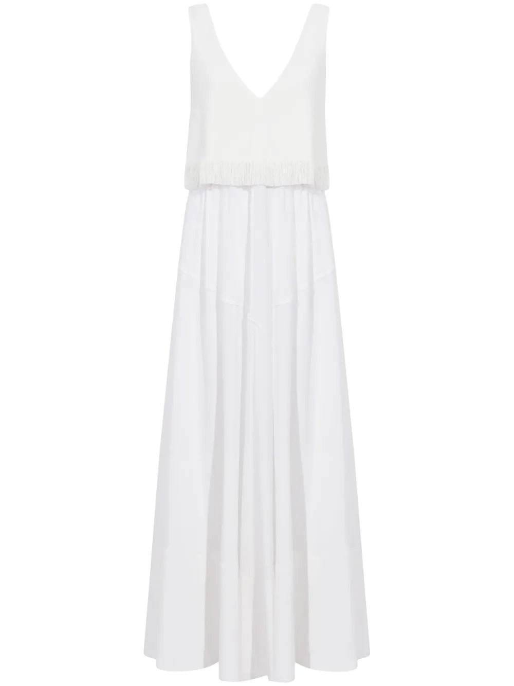 Lynda Fringed Layered Maxi Dress