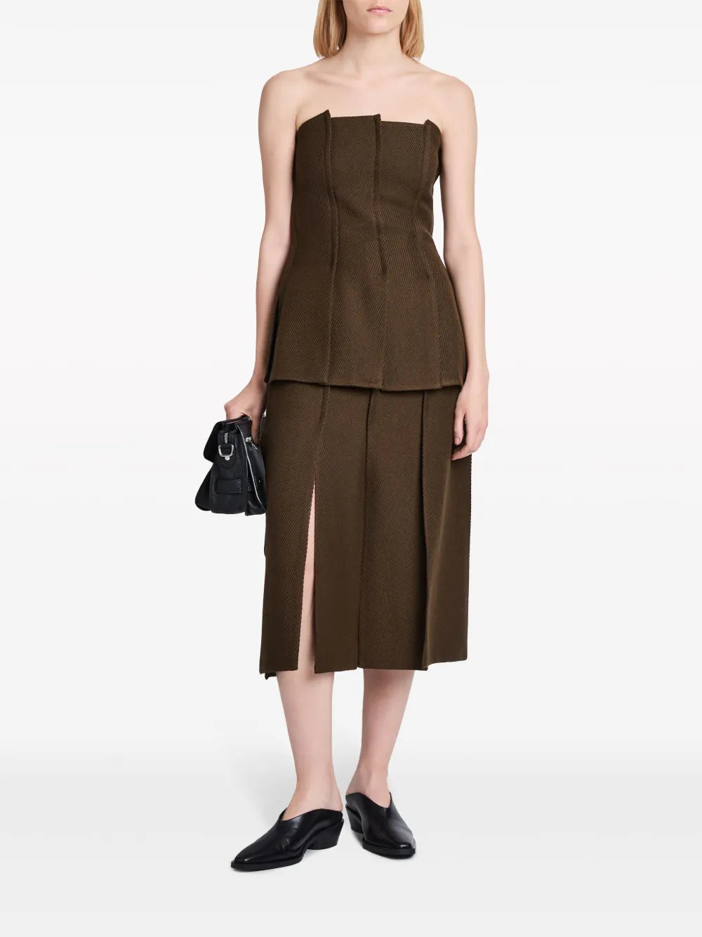 Corinne Strapless Twill Top