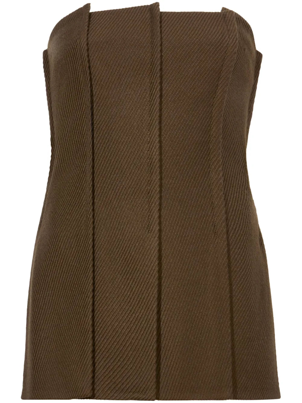 Corinne Strapless Twill Top
