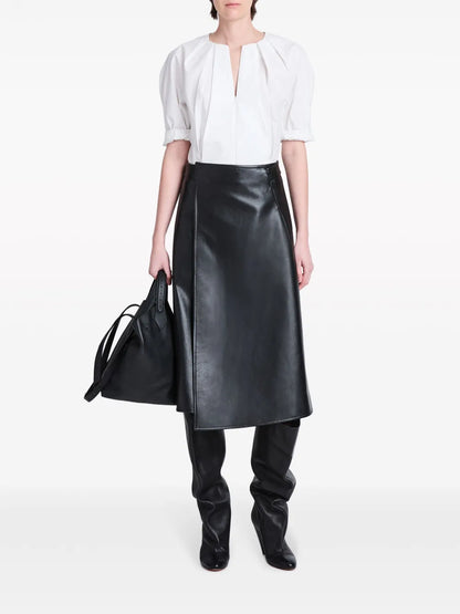 Georgia Front-Zip Blouse
