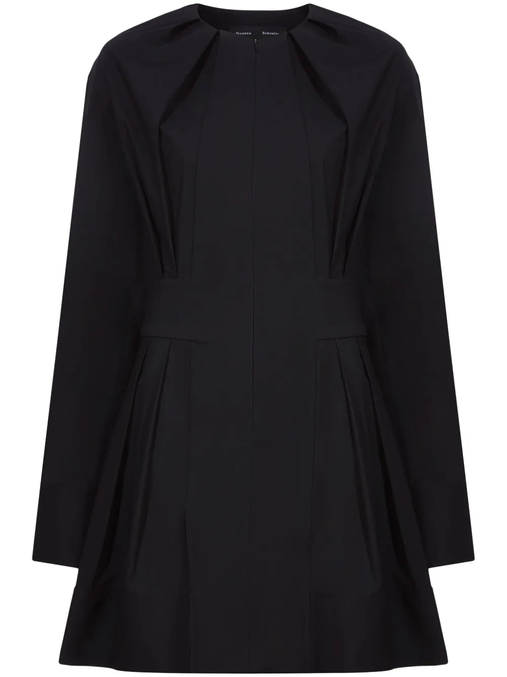 Poplin Stretch-Cotton Minidress