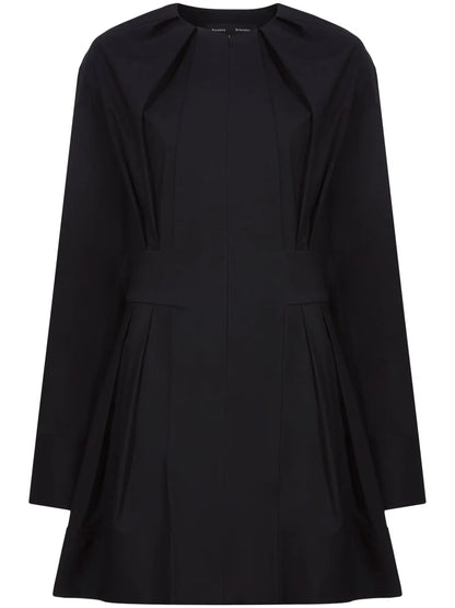 Poplin Stretch-Cotton Minidress