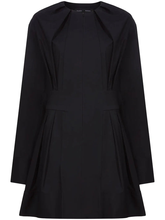 Poplin Stretch-Cotton Minidress