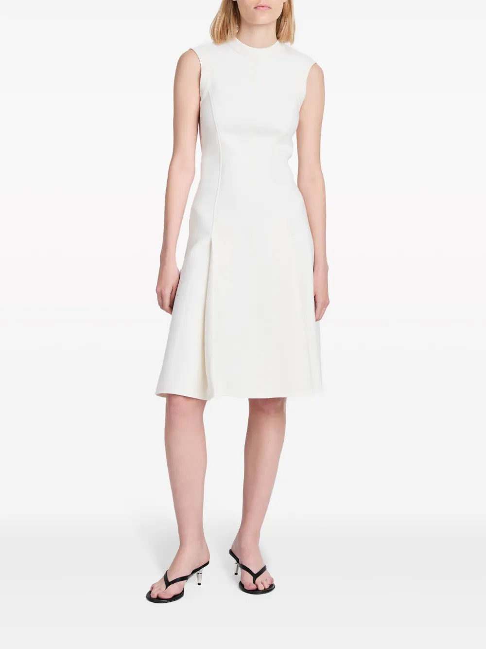 Kara Pleat-Detail Dress