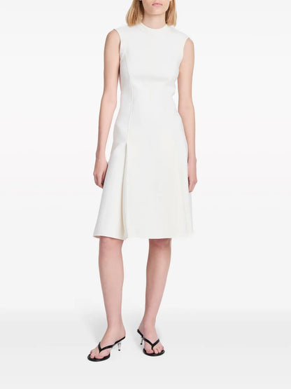 Kara Pleat-Detail Dress