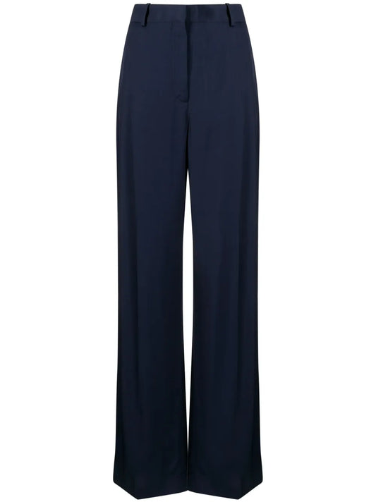 High-Waist Wide-Leg Trousers