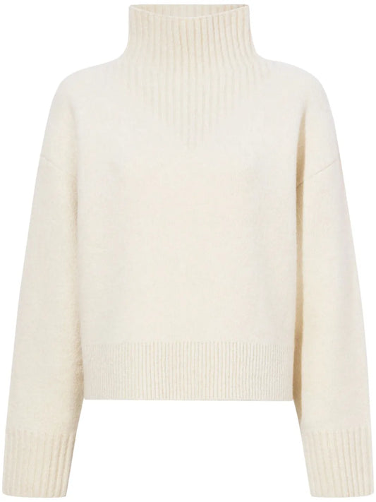 Fine-Knit Roll-Neck Jumper