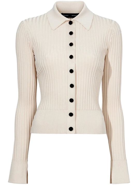 Button-Up Ribbed Top