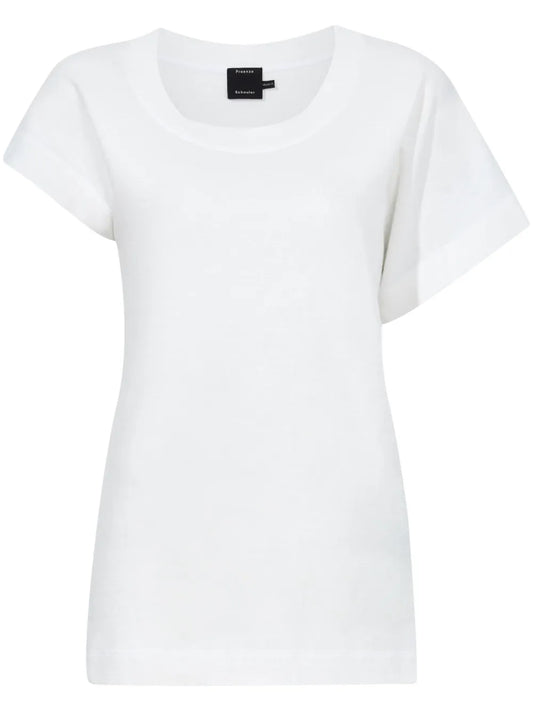 Asymmetric Crew-Neck T-Shirt