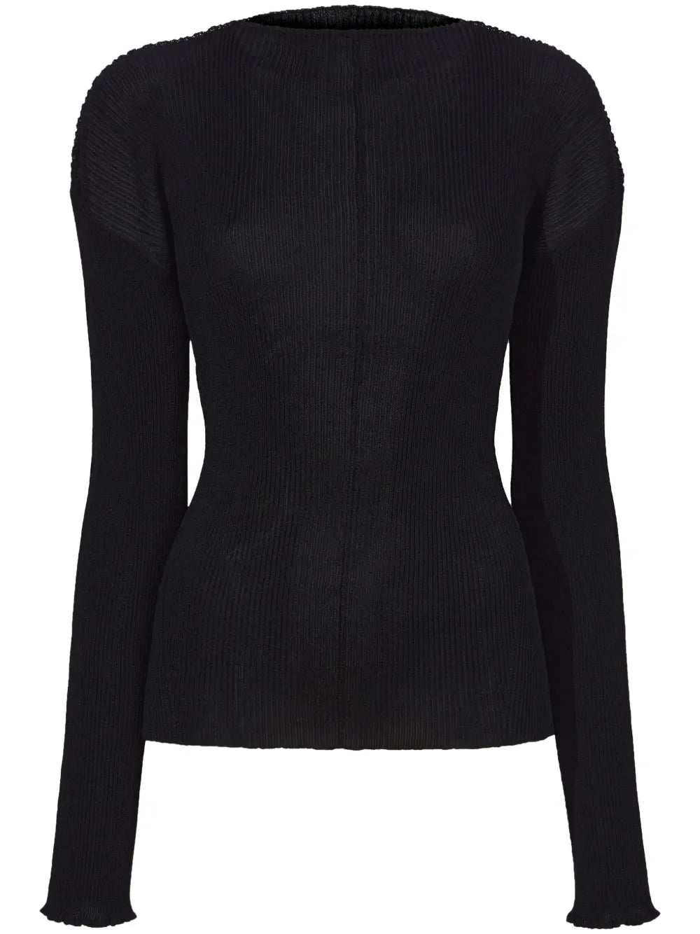 Camille Ribbed-Knit Top