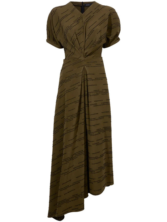 Vivienne Striped Asymmetric Dress