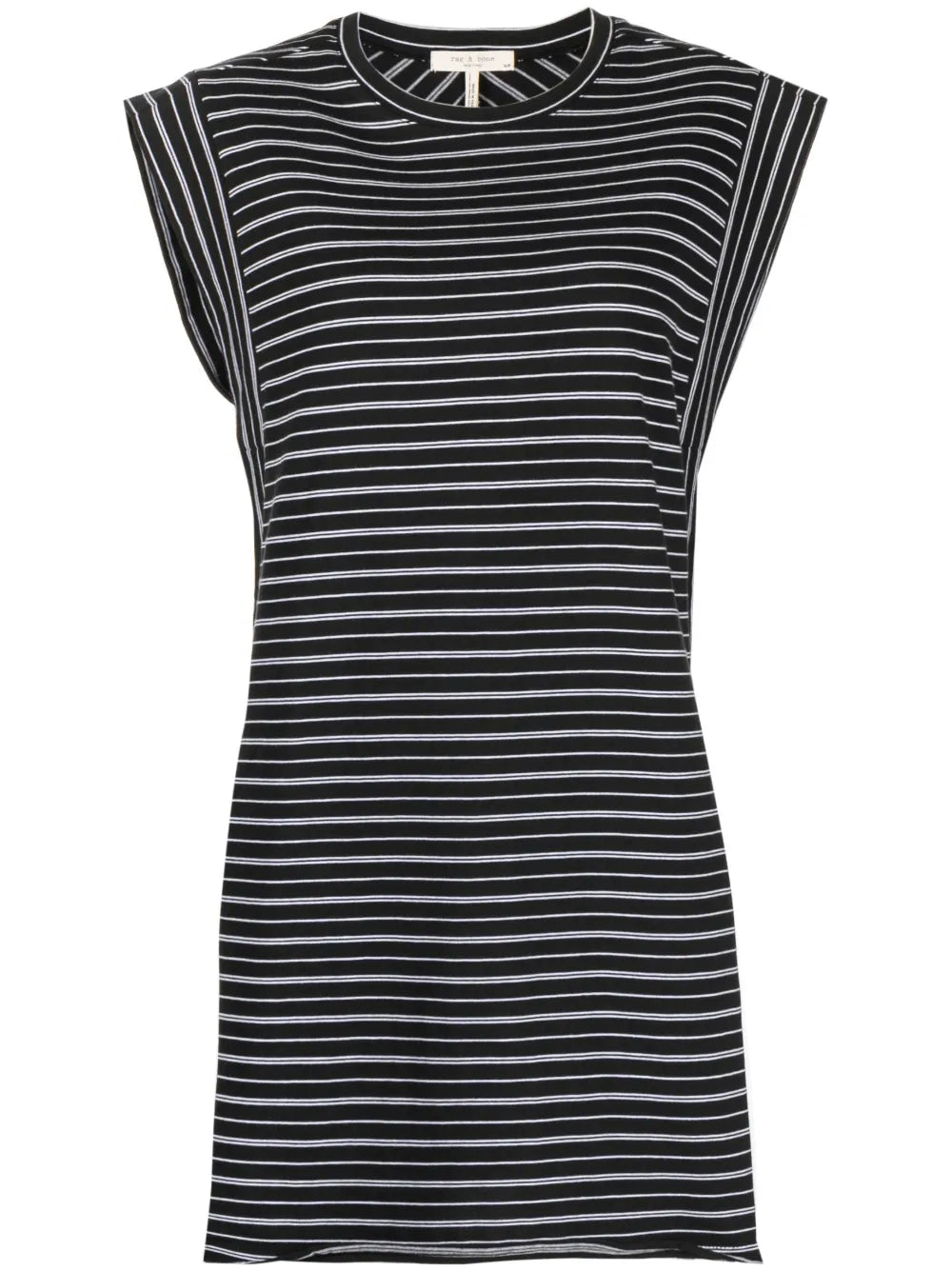 Stripe-Print Organic-Cotton Dress