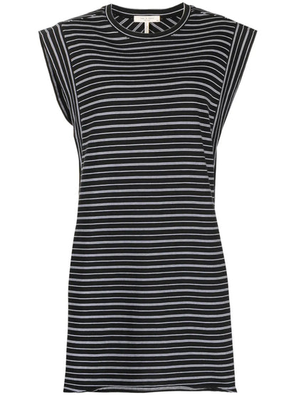 Stripe-Print Organic-Cotton Dress