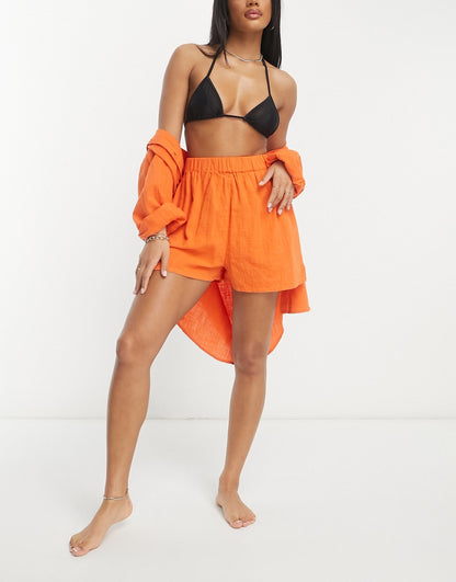 Textured Beach Short Co Ord