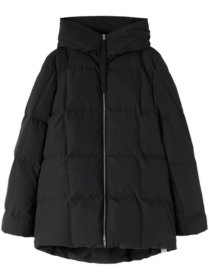 Hooded Quilted Down Jacket