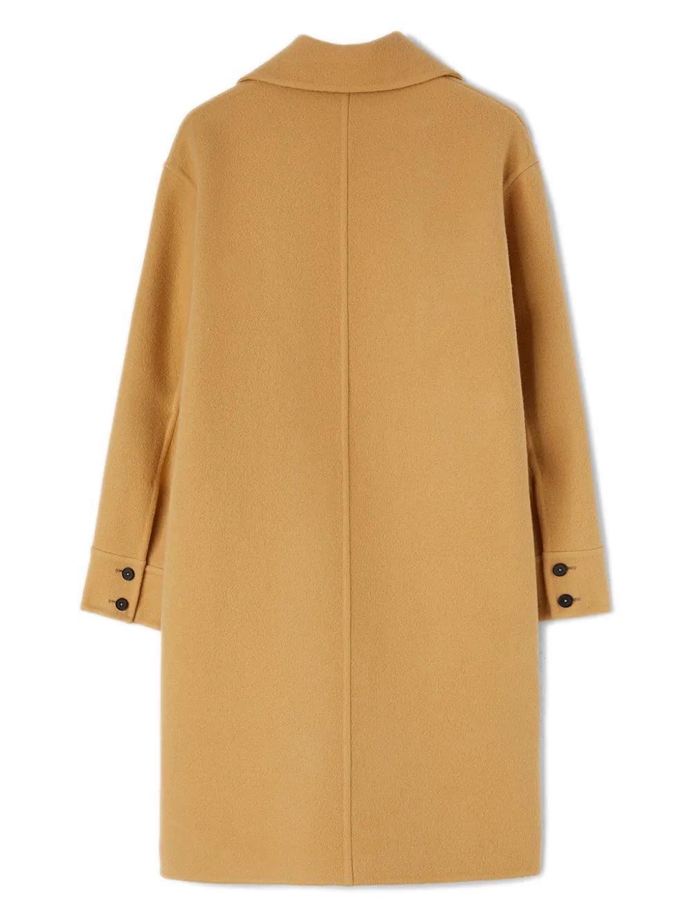 Virgin Wool Single-Breasted Coat