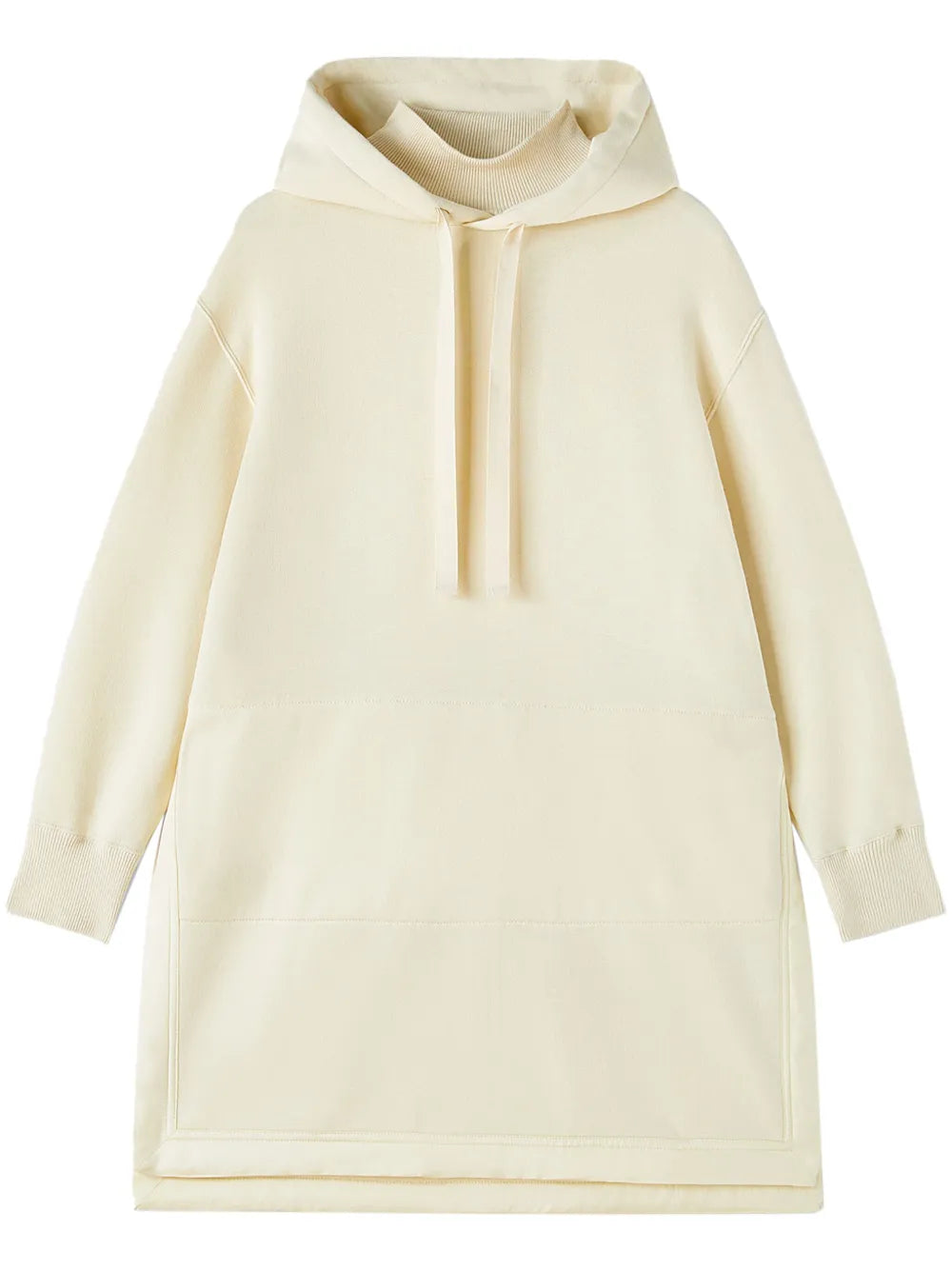 Side-Slits Knitted Hoodie