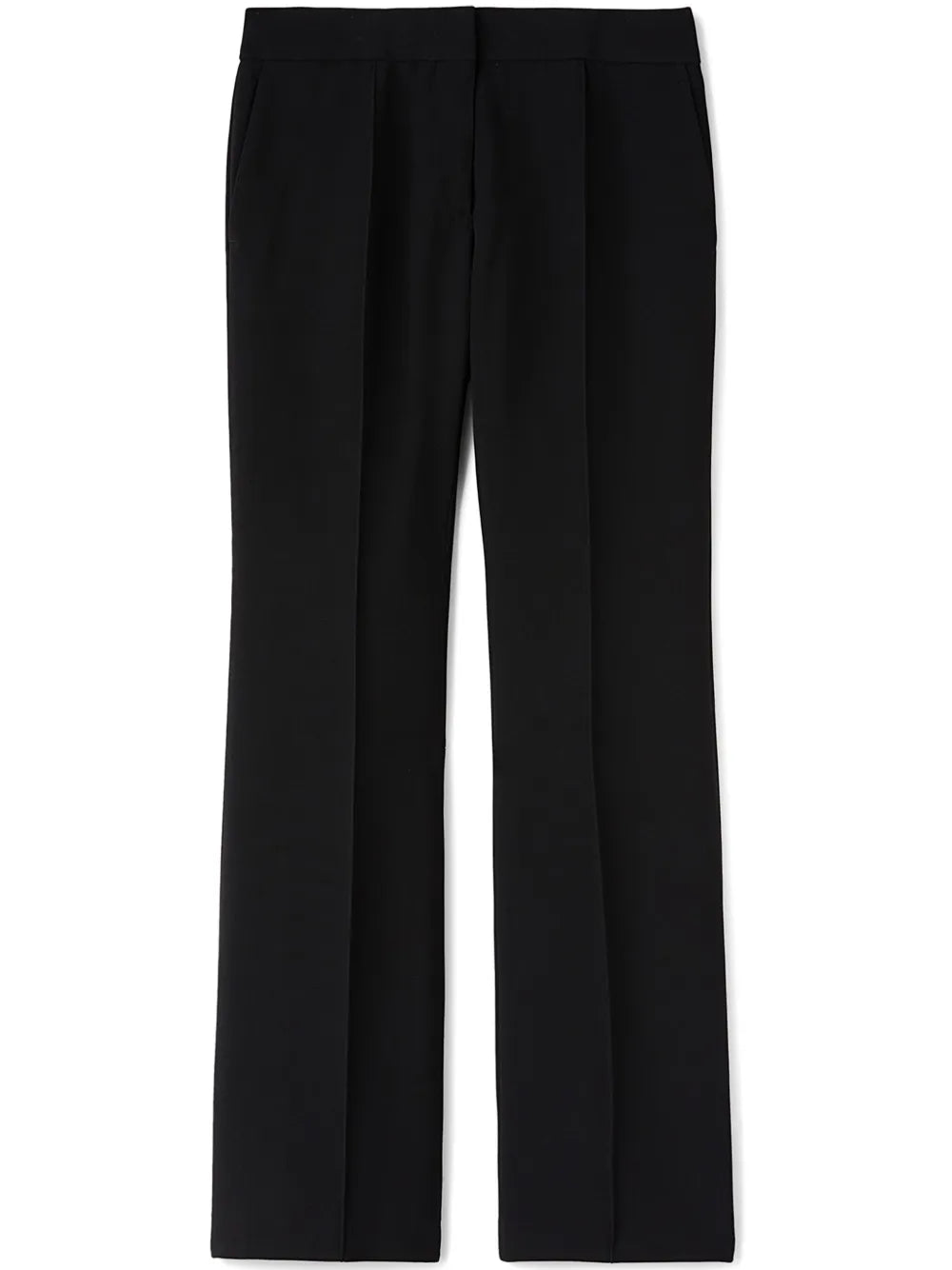 Low-Waist Flared Trousers