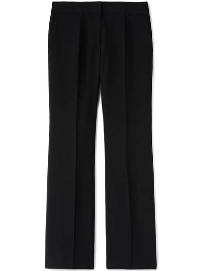 Low-Waist Flared Trousers