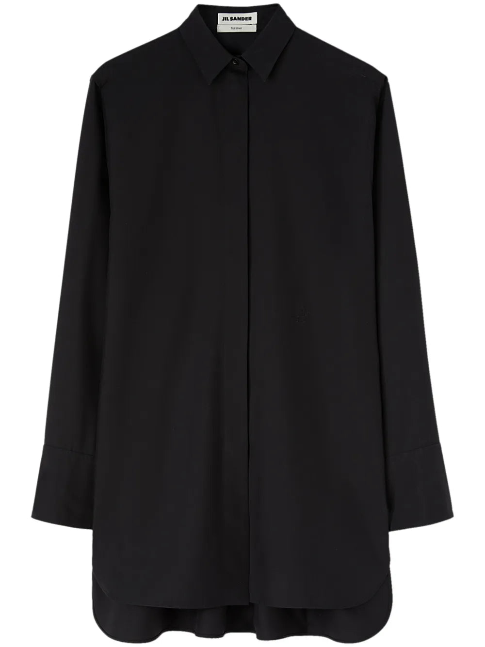 Long-Sleeve Silk Shirt