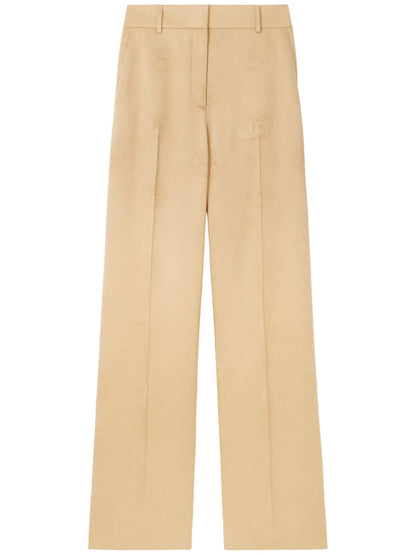 Ekd Wide-Leg Silk Trousers