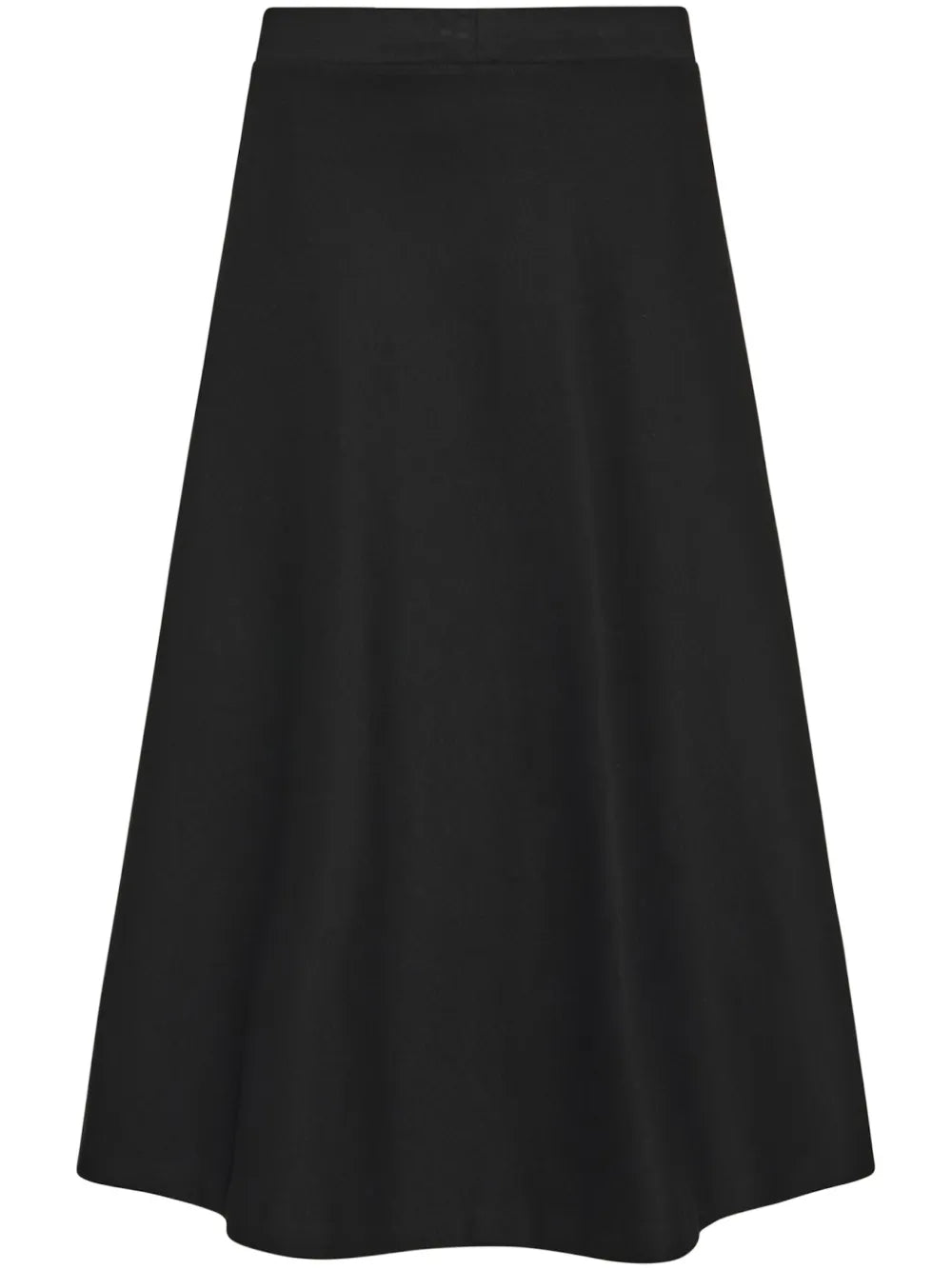 High-Waist Flared-Hem Skirt
