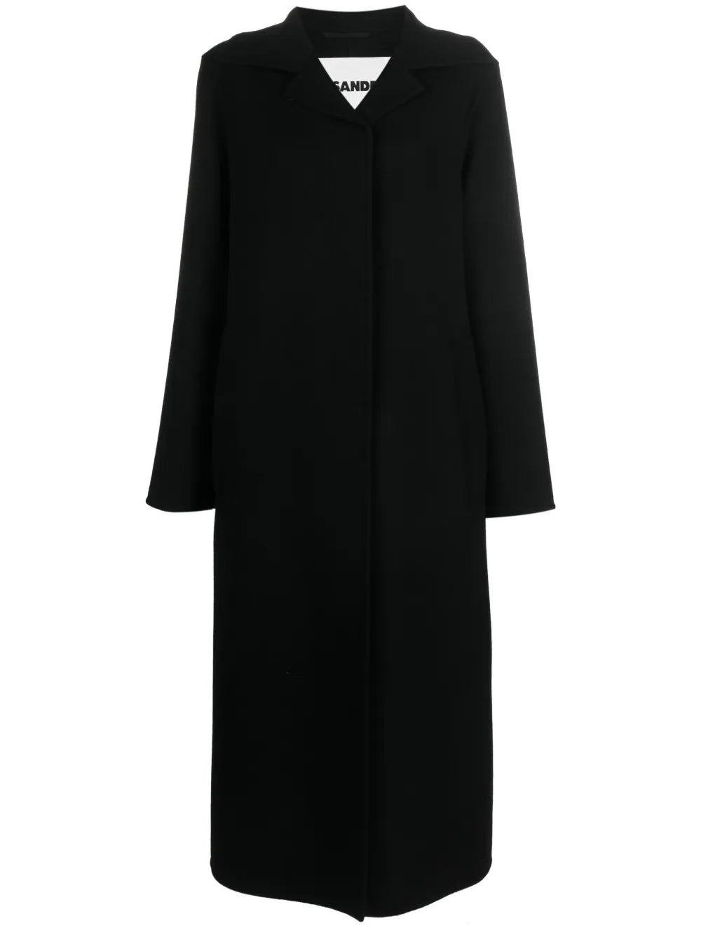 Single-Breasted Cashmere Coat