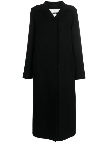 Single-Breasted Cashmere Coat