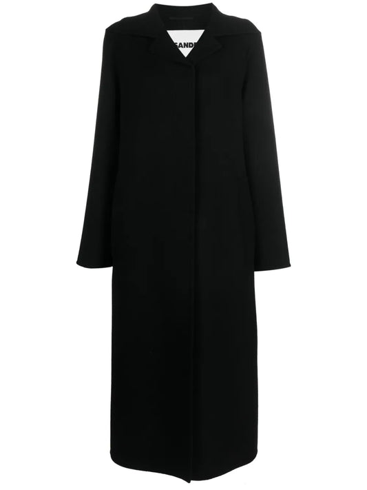 Single-Breasted Cashmere Coat