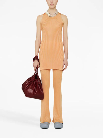 Sleeveless Ribbed-Knit Top