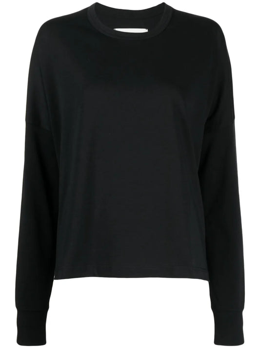 Crew-Neck Long-Sleeve Sweatshirt