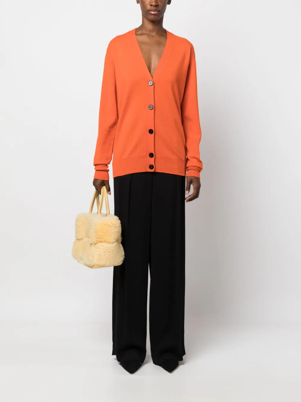 Button-Down Cashmere Cardigan