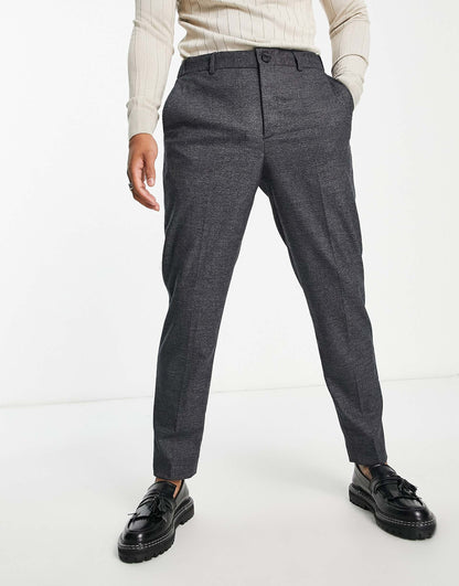 Slim Tapered Fit Smart Trousers