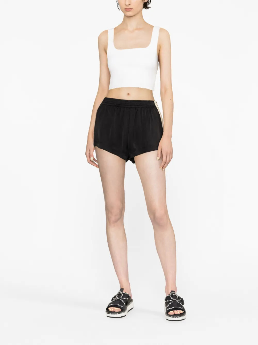 Side-Stripe Track Shorts