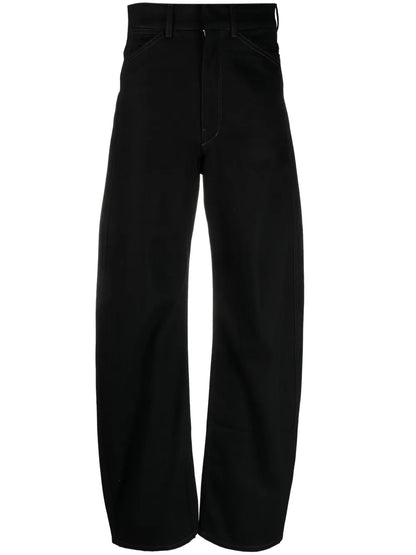 Wide-Leg High-Rise Jeans