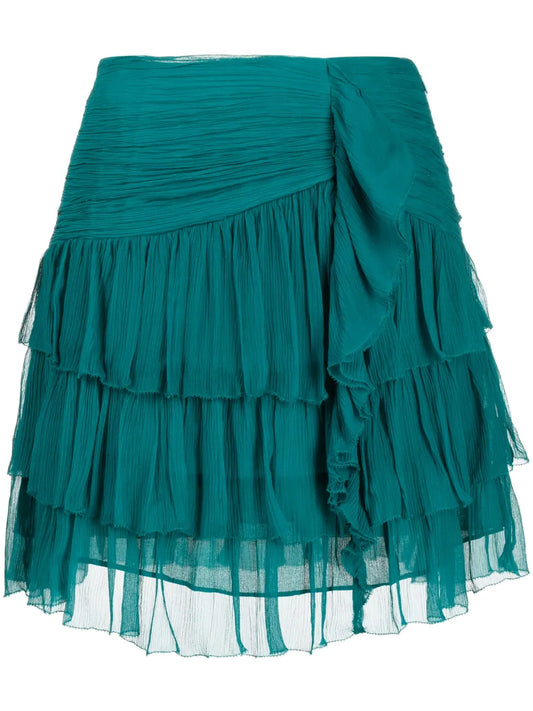A-Line Ruffled Skirt