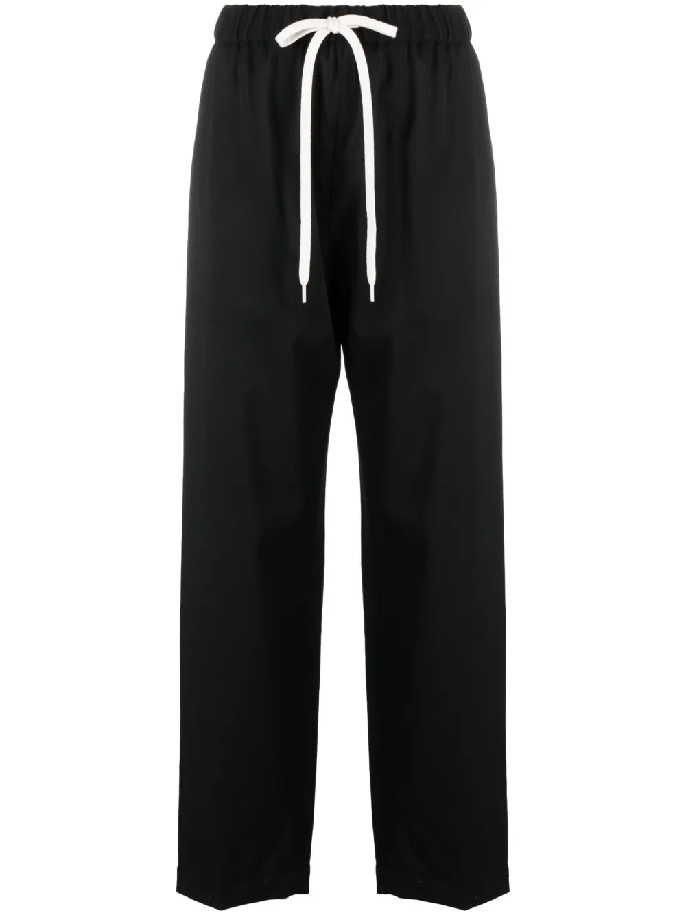 Drawstring-Waist Tailored Trousers