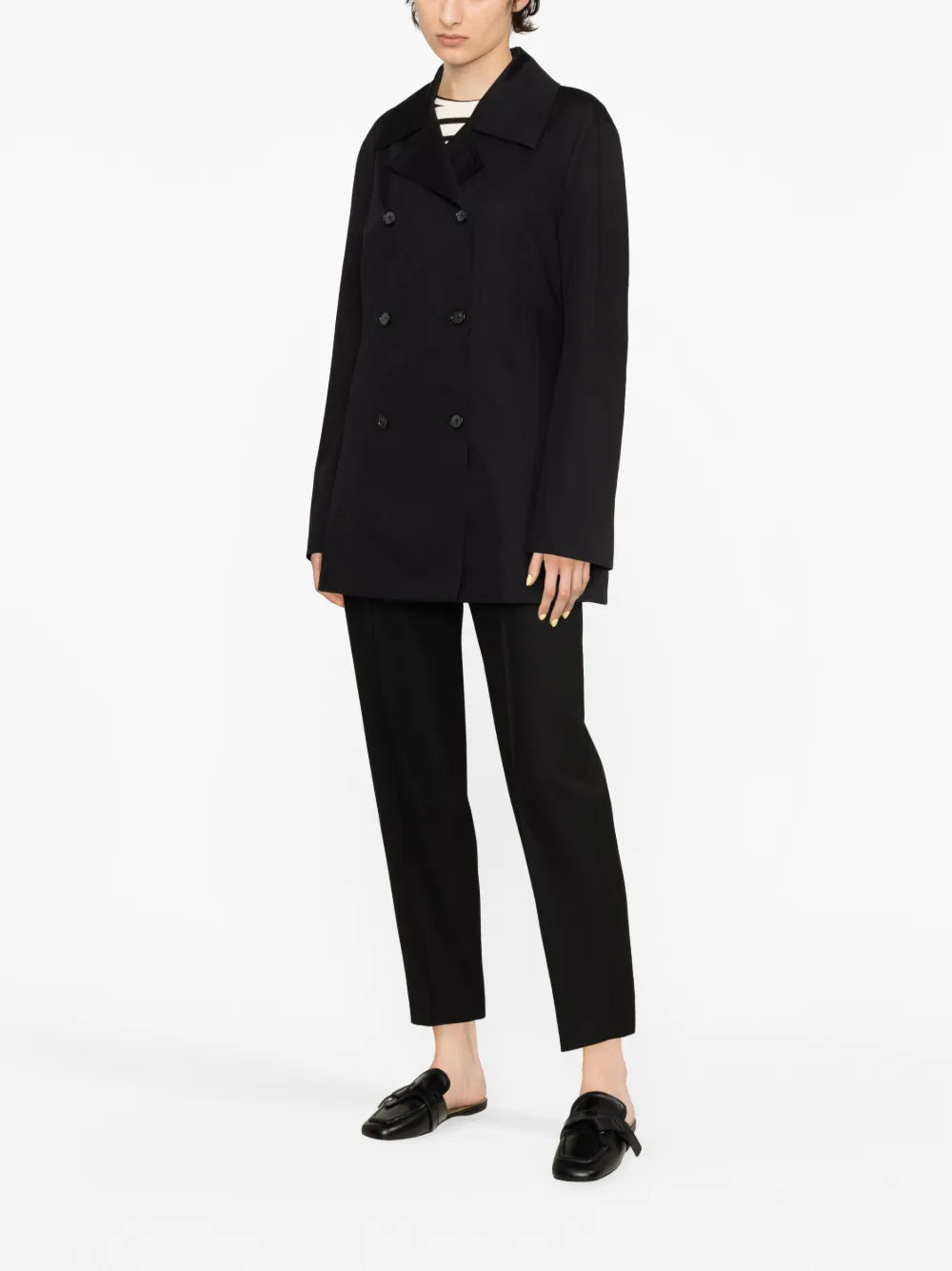 Double-Breasted Organic Cotton Jacket