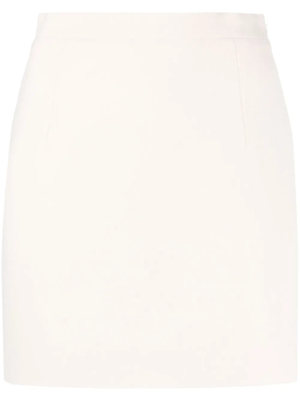 High-Rise Wool Miniskirt