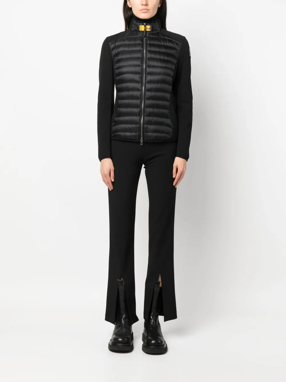 Logo-Patch Zip-Up Padded Jacket