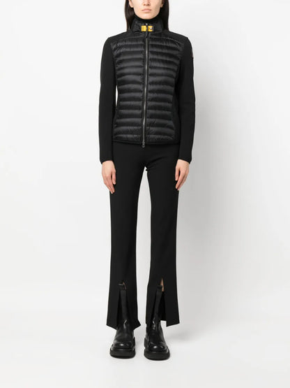 Logo-Patch Zip-Up Padded Jacket