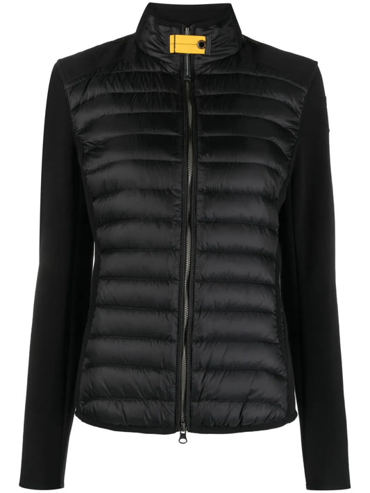 Logo-Patch Zip-Up Padded Jacket