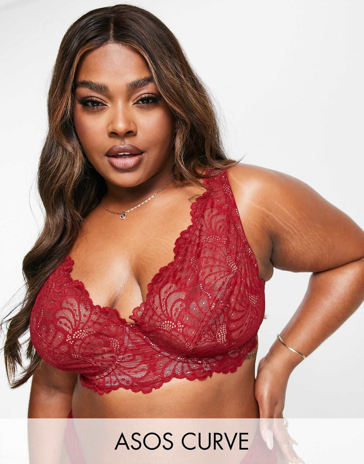 Curve Sienna Lace High Apex Underwired Bra