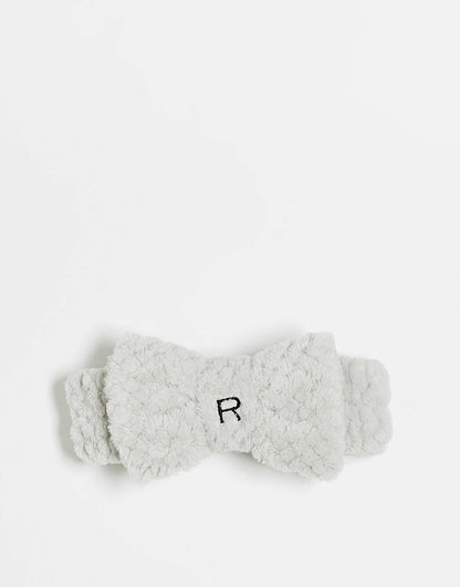 Grey Bow Headband