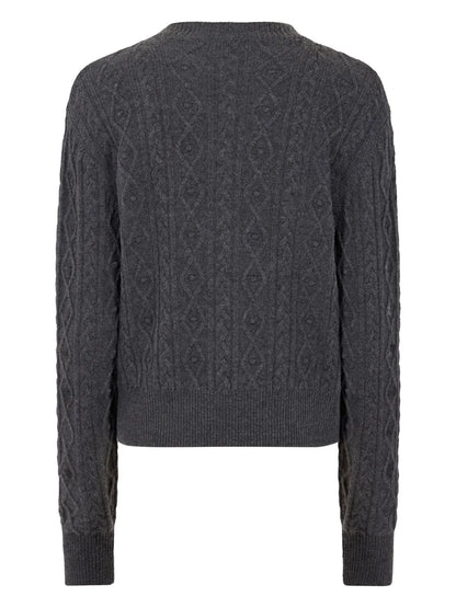Crystal-Embellished Crew-Neck Jumper
