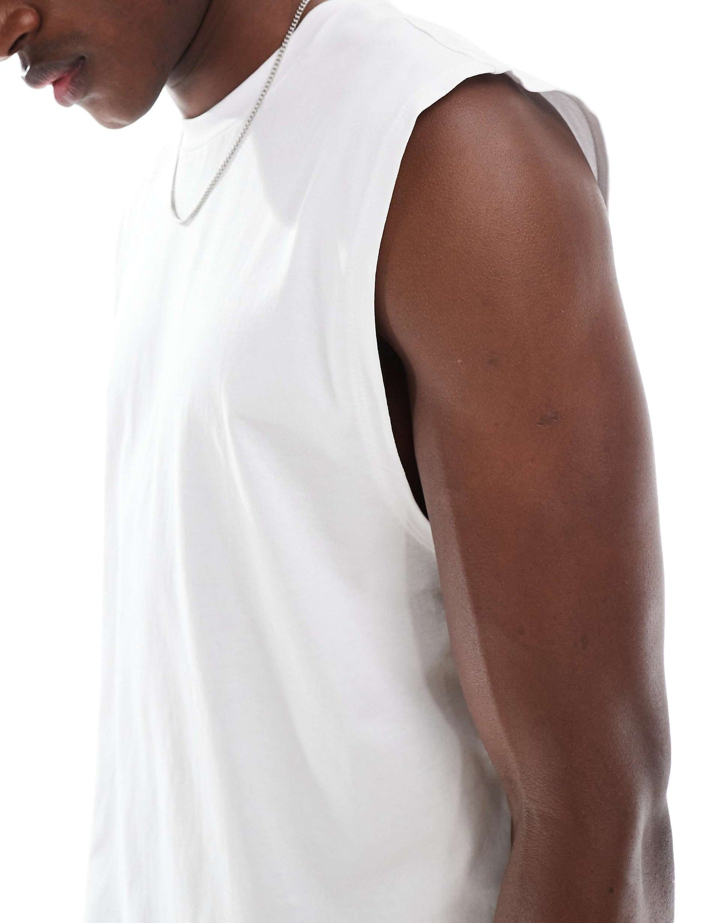 Oversized Vest With Dropped Armholes